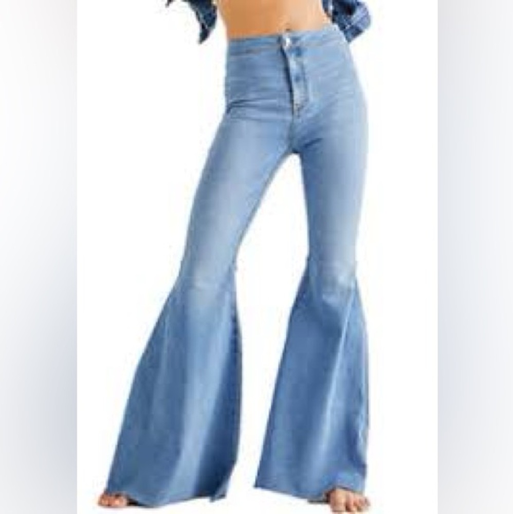 We The Free Just Float on Flare Jeans